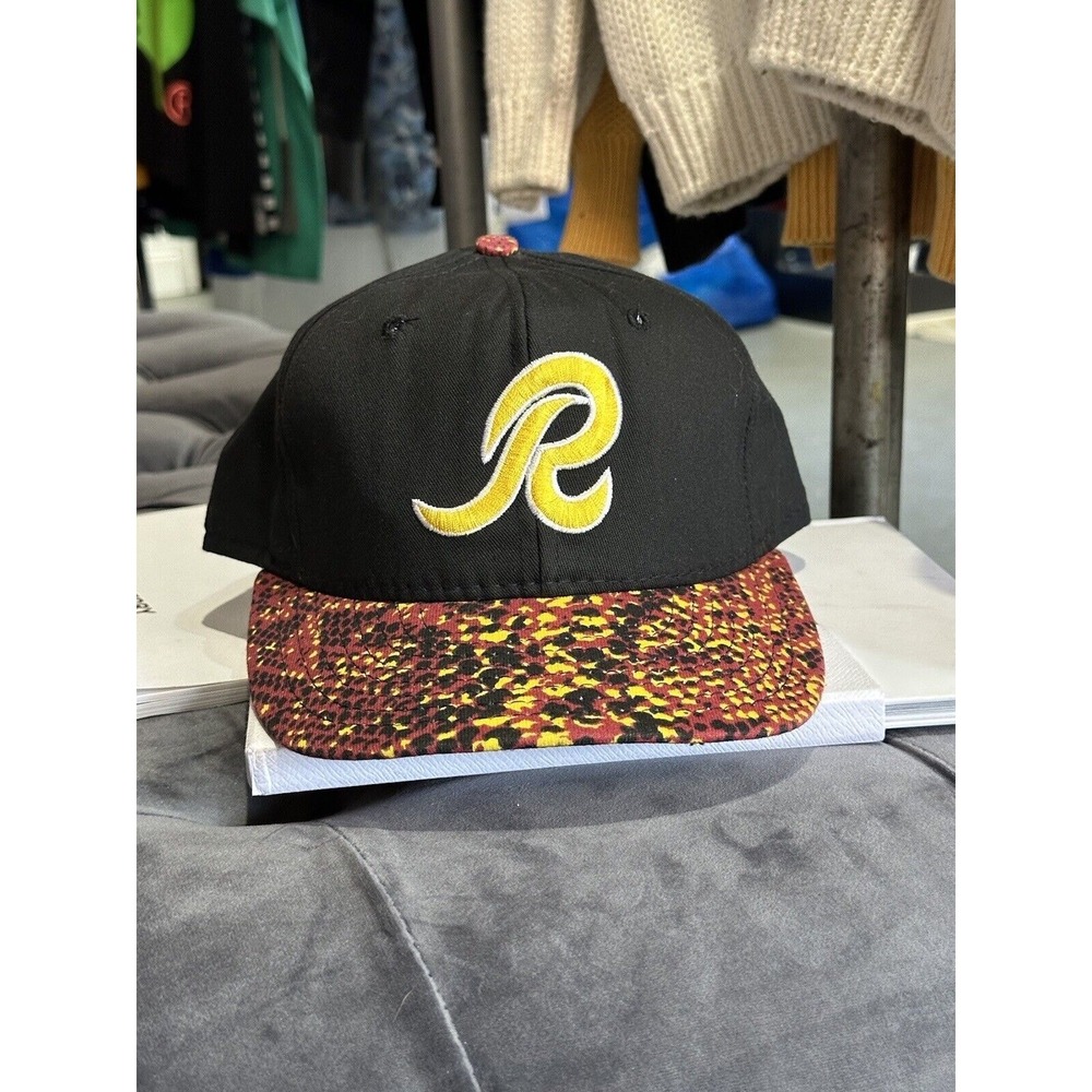 Vintage 90s Tacoma Rainers Team NFL Made In USA Abstract Snap Back Hat OSFA